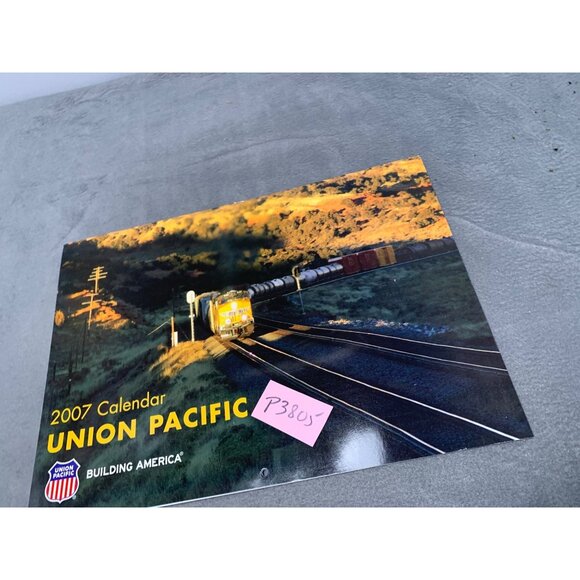 Union Pacific 2007 Train Locomotive Calendar Collectible Vintage Railway Photogr - Picture 10 of 10